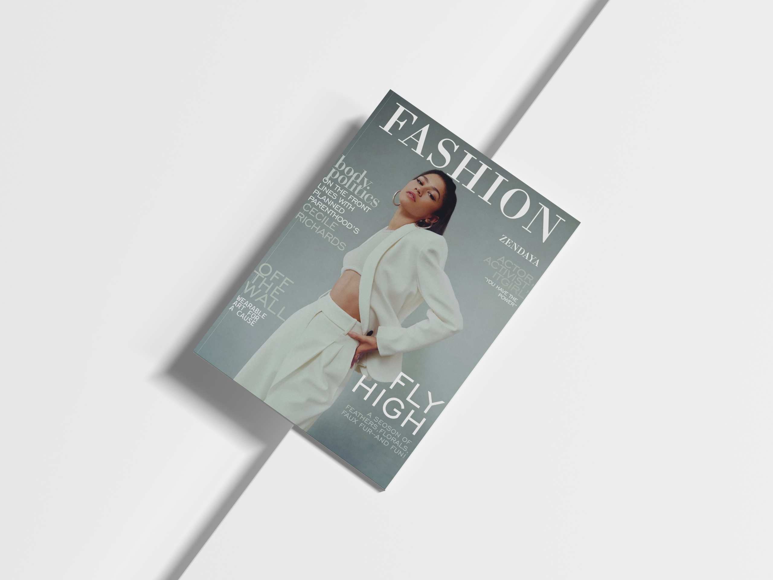 free psd premium magazine mockup